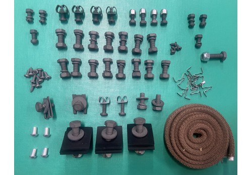 Front Panel & Radiator Fittings Kit Series 2 2a (Lights In Grille with Metal Fan Cowl) LROE_FP_001