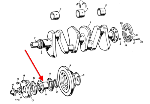 Crankshaft Vibration Damper Driving Flange 09017