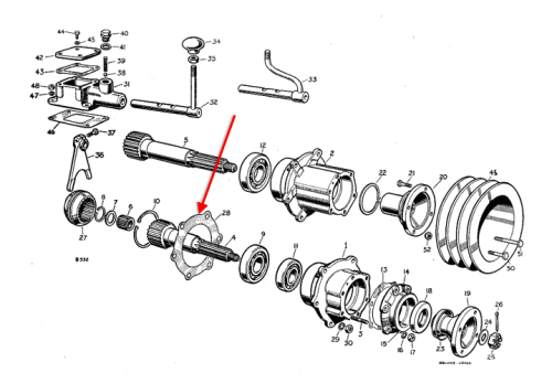 PTO Housing to Gearbox Gasket 217680 (622047)