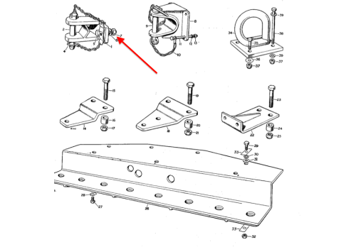 Nut 5/8"BSF 219668