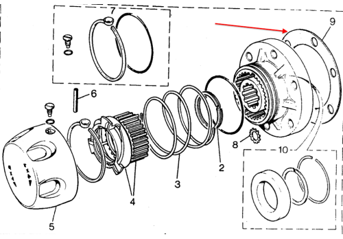 Drive Member Hub Gasket 231505 (536603/16)