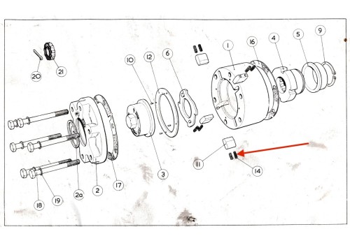 MAP Free Wheeling Hub Pawl Springs (QTY 8) 536603/14