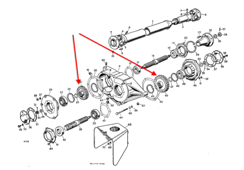 Rear PTO Gear Set 571412