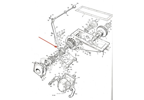 Bottom PTO Selector Lever Connecting Link 580534