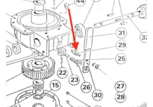 Fairey Capstan Winch Operating Lever Pivot FWL-146-A4