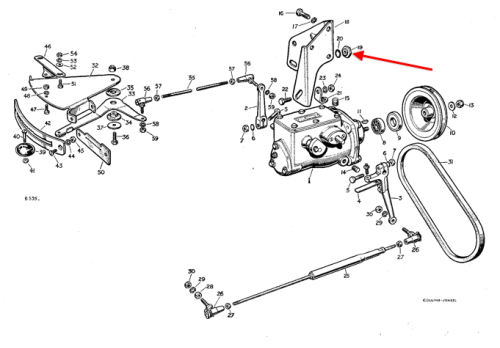 Land Rover Series 1 Iso-Speedic Governor Special Mounting Nut 219508